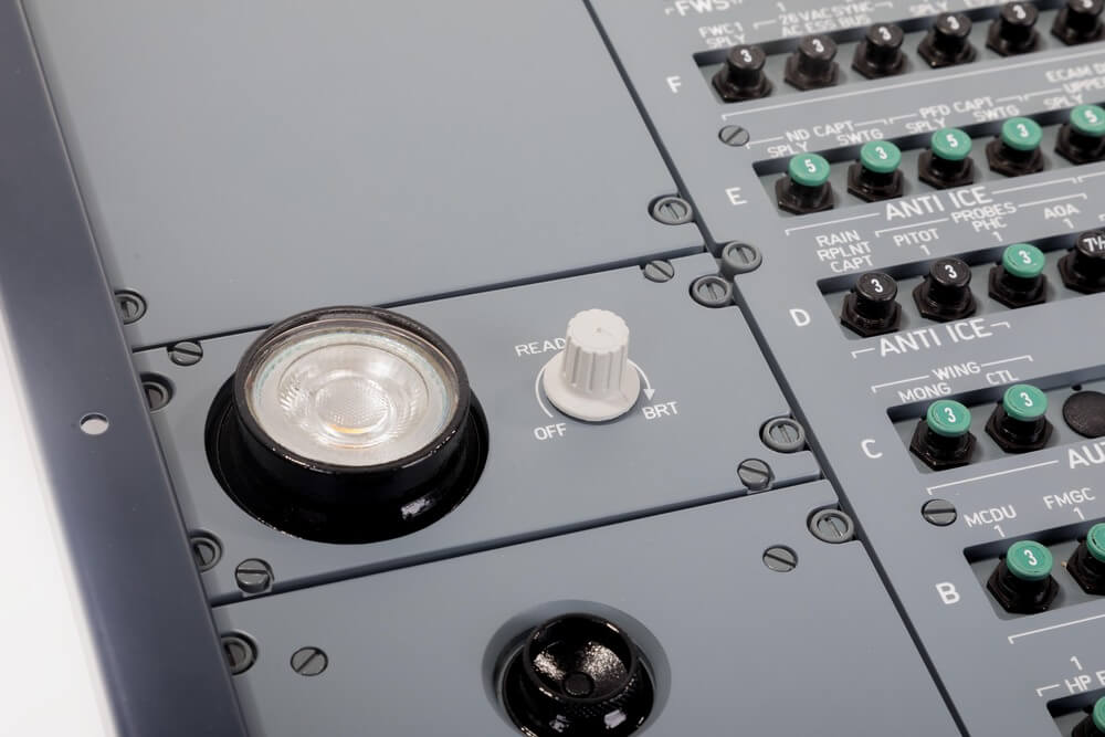 FSC A320 AFT OVERHEAD reading light